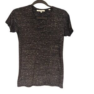 Bella Luxx Los Angeles Charcoal Heather Marble Knit T‎ Shirt Top Size XS